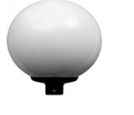 [ex. 411287] UFP-R150A RED Рассеиватель в форме шара для садово-парковых светильников. Диаметр — 150мм. Тип соеди